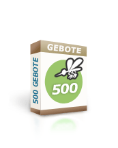 Für Ihre Wunschprodukte zum Schnäppchenpreis. 500er Gebotspaket