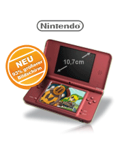 Einfach größer spielen. Nintendo DSi XL bordeauxrot