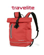 Travelite Roll-Up Backpack rot