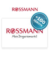 Rossmann Gutschein 50 EUR + 100 Bids