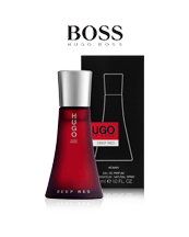 Für die selbstbewusste und verführerische Frau. Hugo Boss Deep Red femme EdP 90 ml