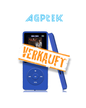 AGPTek A02 MP3-Player 8 GB blau