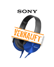 Sony MDR-XB450APL Bass Kopfhörer blau