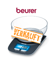 Beurer KS 25 digitale Küchenwaage
