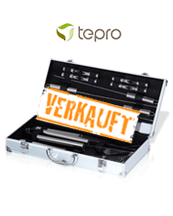 Tepro Grillbesteck Edelstahl 16-teilig