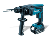 Bohrprofi für harte Einsätze. Makita Akku-Bohrhammer DHR165Y1J 18V