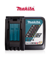 Schnell und sicher aufladen.  Makita DC18RC Akku-Ladegerät