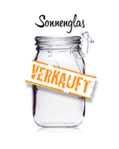 Sonnenglas mit Solar und LED