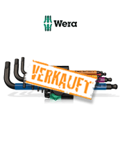 Wera Winkelschlüsselsatz Blacklaser 