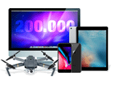 Die besten Technik-Highlights zum Jubiläum. Snipster Premium Paket 200.000