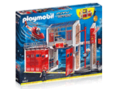 Auf zum Feuerwehreinsatz. Playmobil 9462 Große Feuerwache