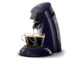 Der Kaffee-Klassiker im neuen Design. Philips Senseo HD6554 dunkelblau