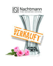 Nachtmann Kristallglasvase Saphir