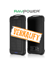 RAVPower Solar-Powerbank 10000mAh