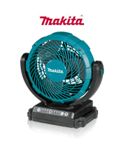Für kühle Kopfe an heißen Tagen. Makita DCF102Z Akku-Lüfter 18V