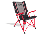 Stylischer Klappsessel und perfekter Freizeitbegleiter. Coleman Festival Bungee Chair rot