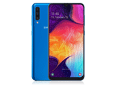 Ausdauernder Fotokünstler. Samsung Galaxy A50 blau