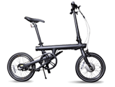 Intelligentes Elektrofahrrad mit Foldable-Design. Xiaomi Mi QiCycle Faltbares E-Bike