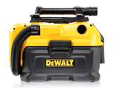 Der besonders kraftvolle Sauger für unterwegs. DeWalt DCV584L Akkumultisauger