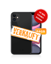Apple iPhone 11 Schwarz 64 GB