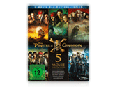 Alle Abenteuer mit Captain Jack Sparrow. Pirates of the Caribbean (5 Blu-Rays)