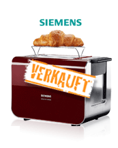 Siemens TT86104 Toaster cranberry red