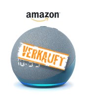 Amazon Echo Dot 4 mit Uhr blau 