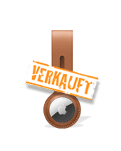 Apple AirTag Schlüsselanhänger Leder