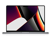 Apple MacBook Pro 14 M1 grau (MKGP3D)