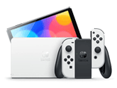 Die TV-Konsole für zuhause und unterwegs. Nintendo Switch OLED weiß