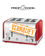 ProfiCook PC-TA 1194 rot Design-Toaster