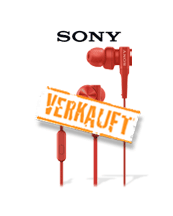 Sony MDR-XB55AP rot