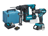 Lässt Schrauberherzen höherschlagen. Makita Akku-Kombo-Kit DLX2454AJ