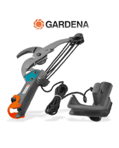 Ideal für schwer erreichbare Stellen. Gardena Amboss-Baumschere (00297-20)