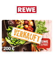 Rewe Gutschein 200 EUR