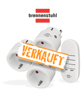 Brennenstuhl Mini 3er Funksteckdosen