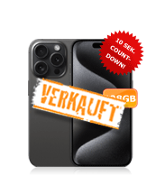 Apple iPhone 15 Pro Titan Schwarz 128 GB