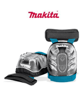 Verstärkte Knieschoner mit Anti-Rutsch-Oberfläche. Makita E-05658 Knieschoner