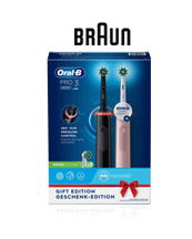 Oral-B Pro 3 3900 Duo Cross Action Set