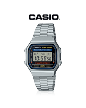 Casio Digitaluhr A168WA-1YES silber