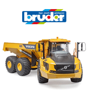 Lässt Kinderherzen höherschlagen. Bruder 02455 Volvo A60H Dumper