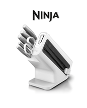 Messerblock und Messerschärfer clever kombiniert. Ninja Foodi StaySharp-Messerblock 6-tlg.