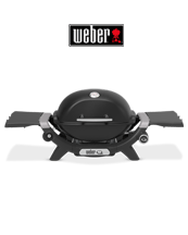 Weber Q 1200N Gasgrill mit Seitentischen