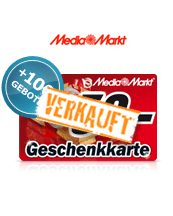 Media Markt 50 EUR + 100 Bids