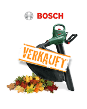 Bosch GardenTidy 3000 W Laubsauger