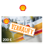 Shell Gutschein 200 EUR