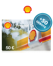 Shell Gutschein 50 EUR + 50 Bids
