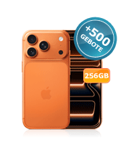 Das beste iPhone aller Zeiten. Mit Pro Power. Apple iPhone 17 Pro Orange + 500 Bids