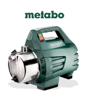 Gartenbewässerung leicht gemacht. Metabo Gartenpumpe P 4500 Inox