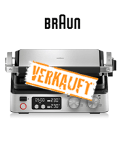 Perfekte Grillergebnisse auf Knopfdruck. Braun MultiGrill 7 CG 7040 Kontaktgrill